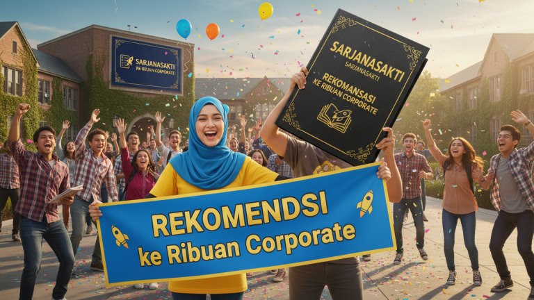 Lulus langsung kerja bersama Sarjana Sakti